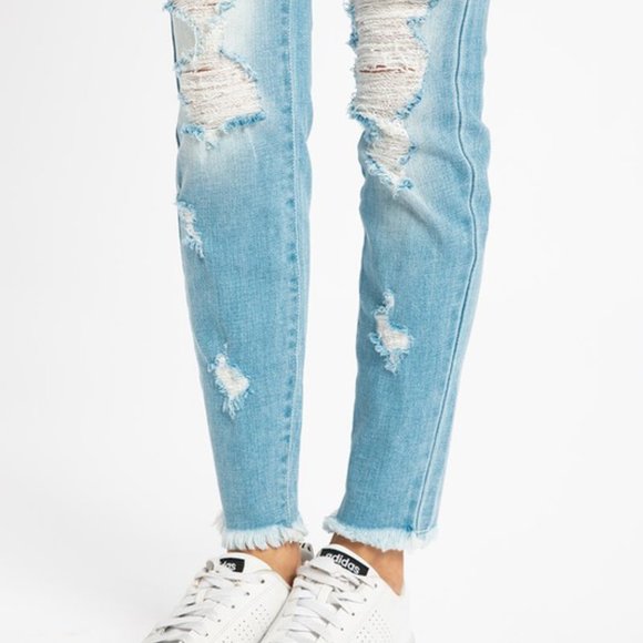 Bailey Distressed Denim Jeans - Picture 5 of 8